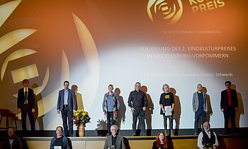 Kinokulturpreis-Verleihung im Filmpalast Capitol Schwerin im Oktober 2020