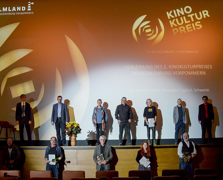 Kinokulturpreis-Verleihung im Filmpalast Capitol Schwerin im Oktober 2020
